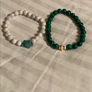 Marble bead bracelet